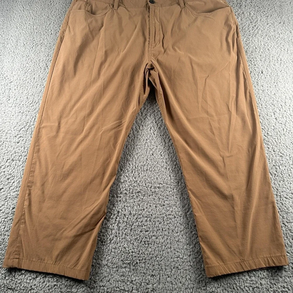 The North Face Sprag 5 Pocket Pants Mens 40‎ Brown Nylon Stretch Lightweight